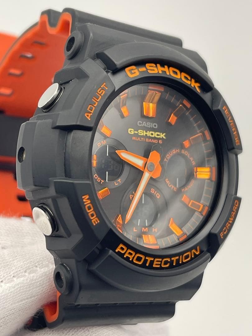 Casio G-Shock GAW-100BR-1AJF Orange Black Digital Quartz Watch — Japan Import