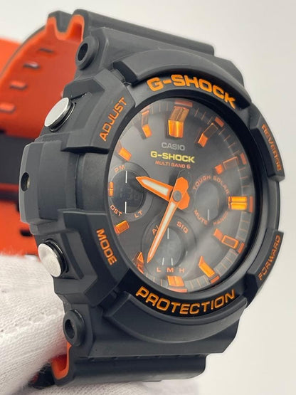 Casio G-Shock GAW-100BR-1AJF Orange Black Digital Quartz Watch — Japan Import