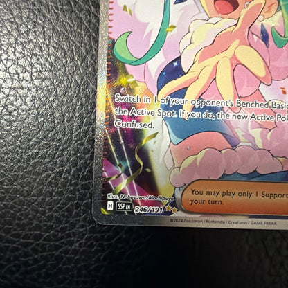Overseas English version Pokemon Card featuring Luccia Appeal in used condition shown in photo