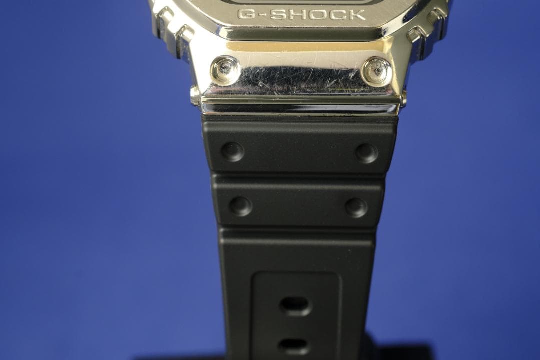 Casio G-Shock GMW-B5000-1JF Full Metal Model with Replaced Genuine Resin Band — Japan Import