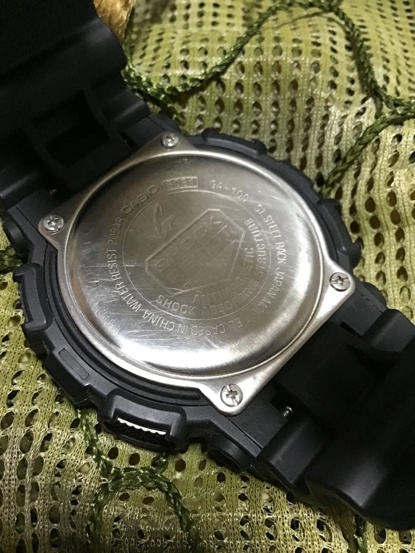 Casio G-Shock GA-100 Military Issue Wristwatch Used 46 — Japan Import