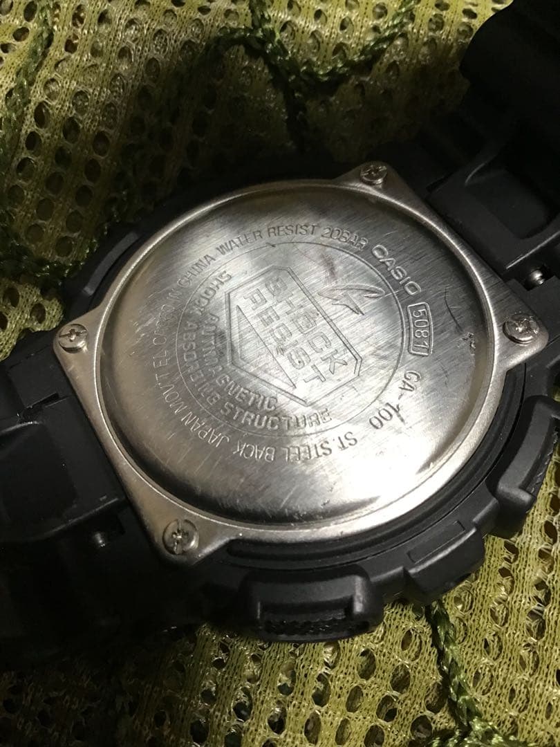 Casio G-Shock GA-100 Military Issue Wristwatch Used 46 — Japan Import
