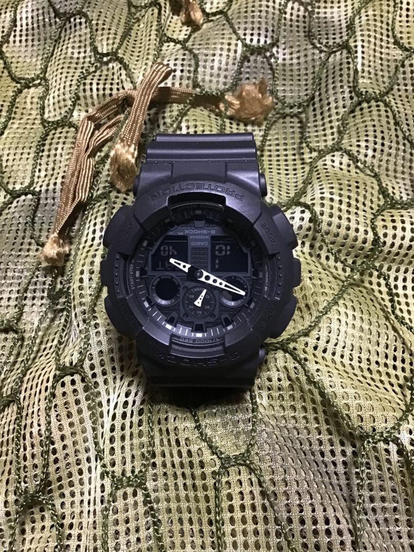 Casio G-Shock GA-100 Military Issue Wristwatch Used 46 — Japan Import
