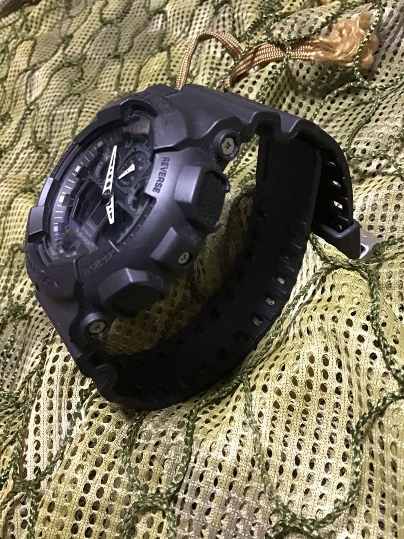 Casio G-Shock GA-100 Military Issue Wristwatch Used 46 — Japan Import