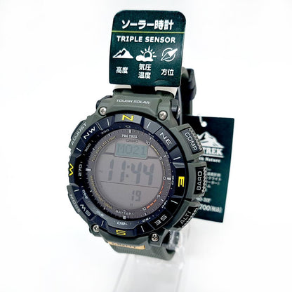 Casio Pro Trek PRG-340-3JF Watch with Triple Sensor and Solar Power — Japan Import