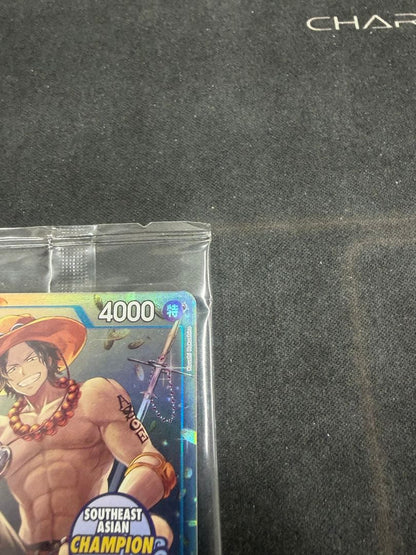 Unopened One Piece Monkey D. Luffy P-074 SR Asian Championship trading card Japan import