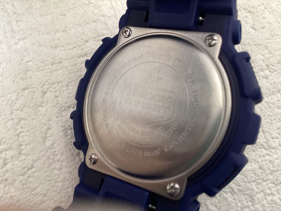 Casio G-Shock Heathered Color Series Watch GA-110HT-2A Navy Shock Resistant 200m Waterproof Japan Import