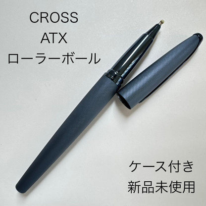 Cross ATX Select Tip Ballpoint Pen with Roulette Grip Dark Blue - Japan Import