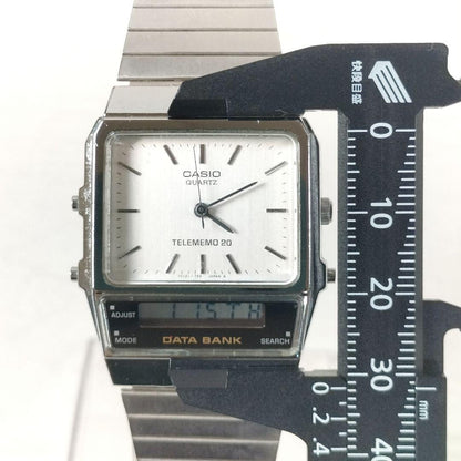 Casio Data Bank TeleMemo20 AB-100 Quartz Working Vintage Japanese Electronics