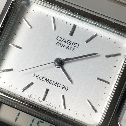 Casio Data Bank TeleMemo20 AB-100 Quartz Working Vintage Japanese Electronics