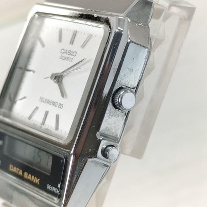 Casio Data Bank TeleMemo20 AB-100 Quartz Working Vintage Japanese Electronics
