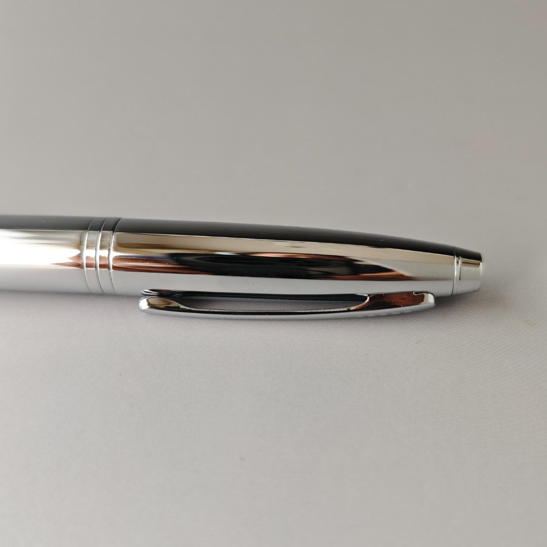 Cross Calais Chrome Ballpoint Pen Model AT0112-1 with sleek chrome finish