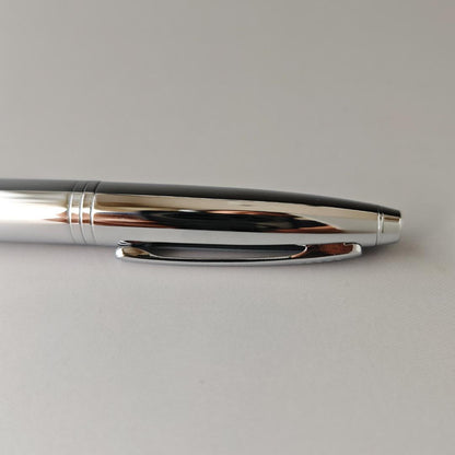 Cross Calais Chrome Ballpoint Pen Model AT0112-1 with sleek chrome finish