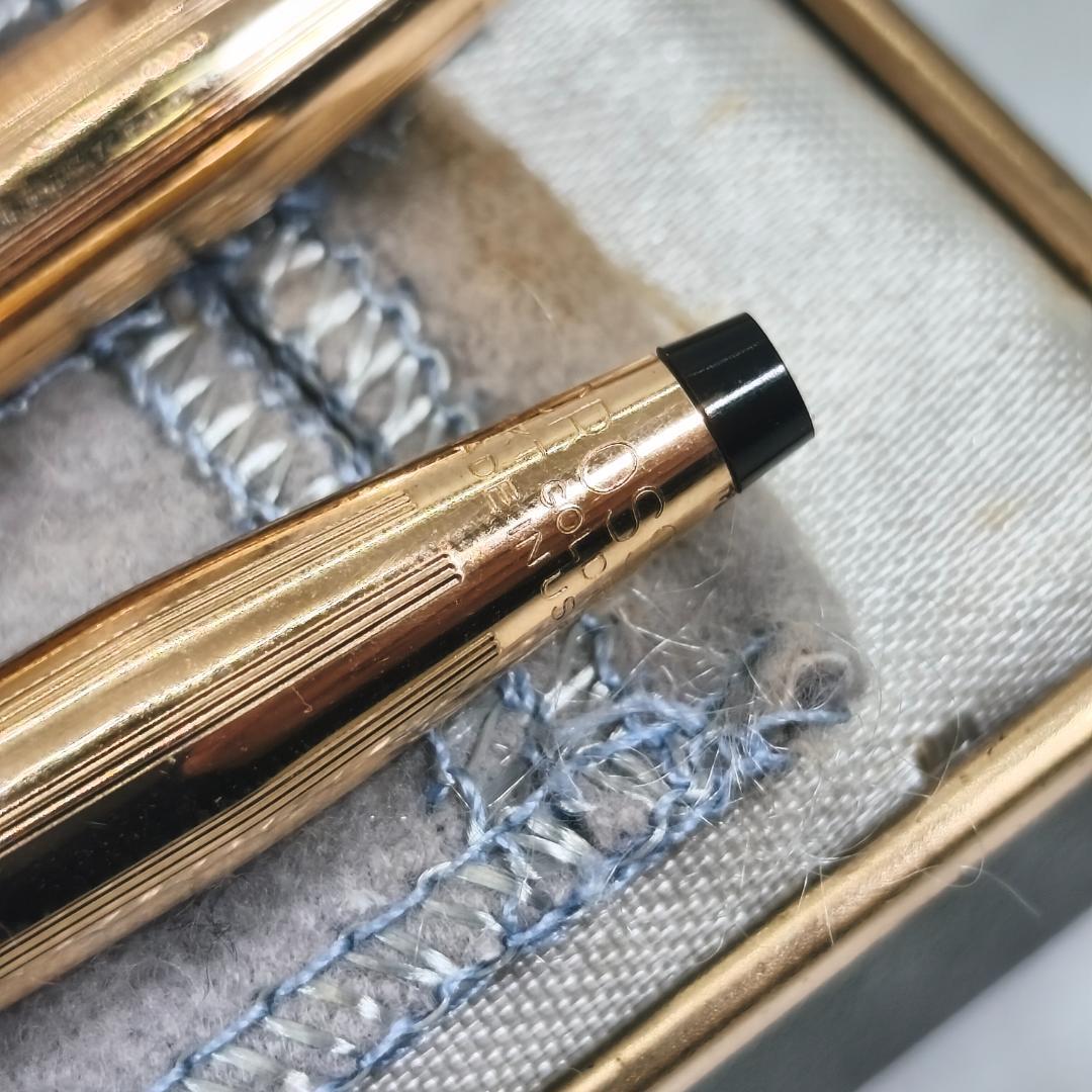 Cross Classic Century Gold Ballpoint Pen and Pencil Set