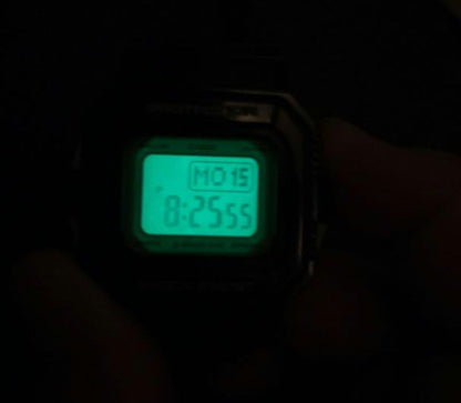 Casio G-Shock Mini Digital Watch Black Green Body Only Japan Import
