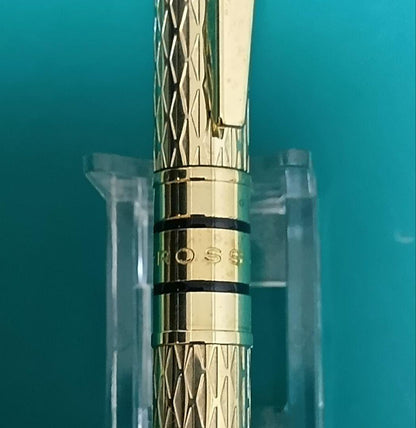 CROSS Spyra Golden Shimmer Twist Ballpoint Pen with Box — Japan Import