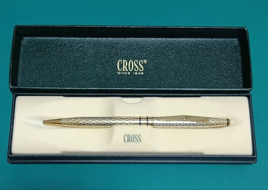 CROSS Spyra Golden Shimmer Twist Ballpoint Pen with Box — Japan Import