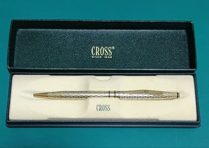 CROSS Spyra Golden Shimmer Twist Ballpoint Pen with Box — Japan Import