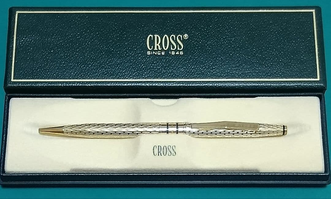 CROSS Spyra Golden Shimmer Twist Ballpoint Pen with Box — Japan Import