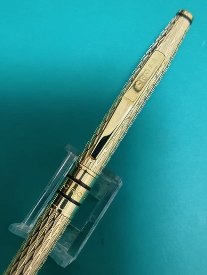 CROSS Spyra Golden Shimmer Twist Ballpoint Pen with Box — Japan Import