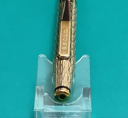 CROSS Spyra Golden Shimmer Twist Ballpoint Pen with Box — Japan Import