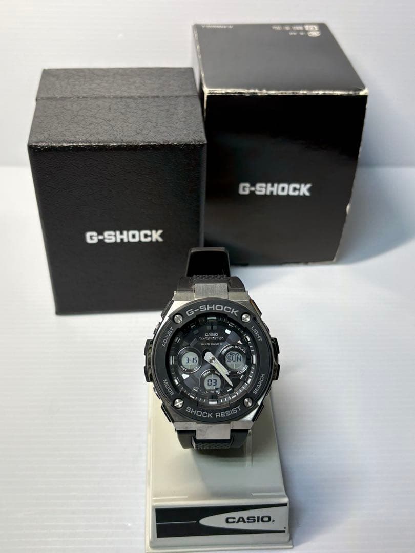 Casio G-Shock GST-W300G-1AJF Solar Radio Controlled Watch with Resin Bezel — Japan Import