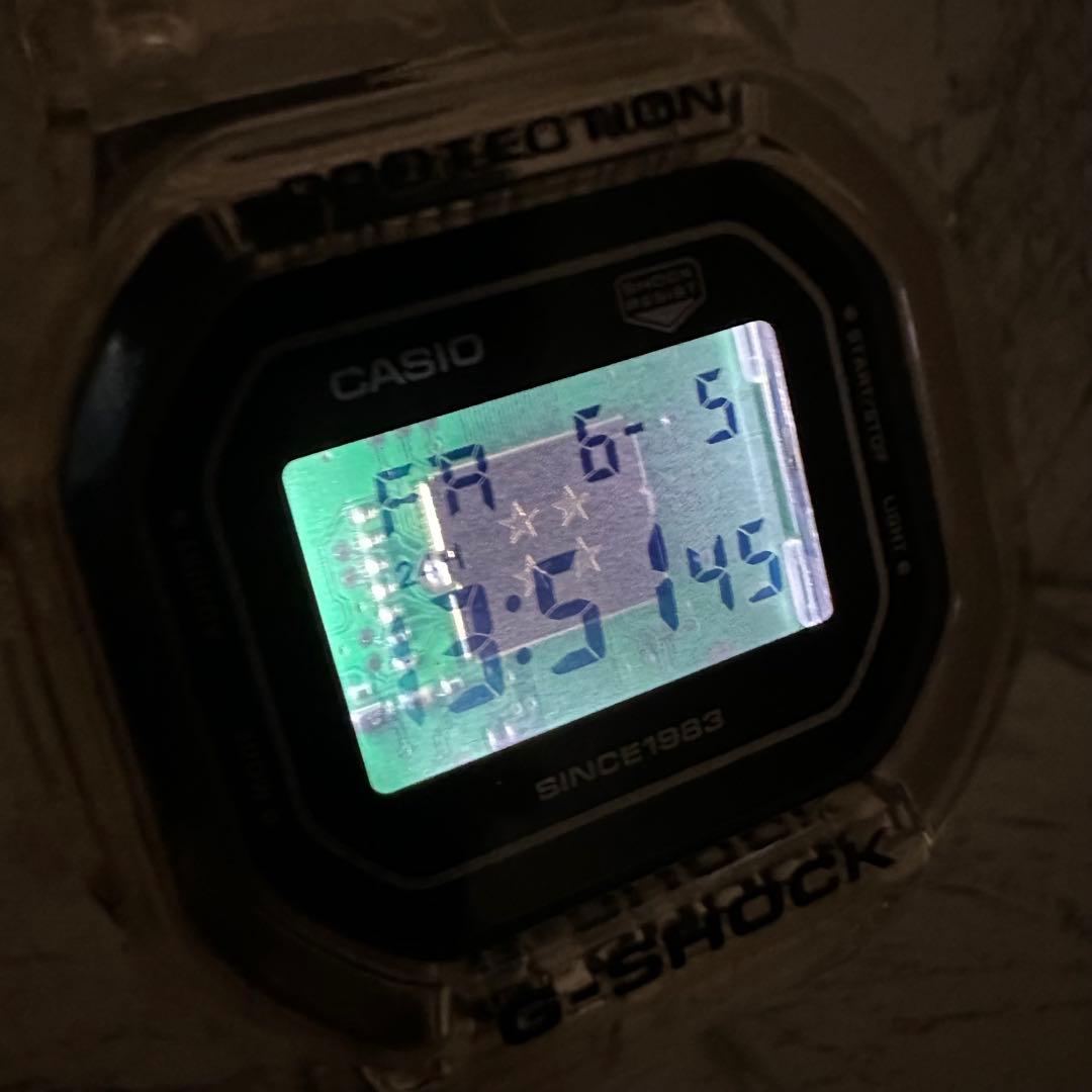 Casio G-Shock 40th Anniversary Limited Model DW-5040RX-7JR Clear Remix Watch
