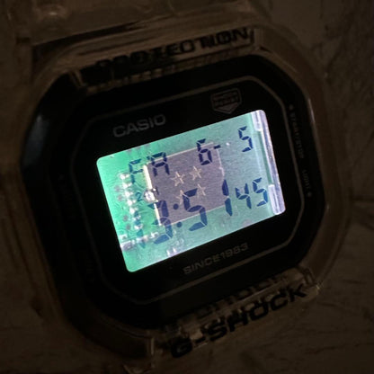 Casio G-Shock 40th Anniversary Limited Model DW-5040RX-7JR Clear Remix Watch