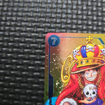 One Piece Monkey D. Luffy P-043 trading card from Japan Import in UV-protected case