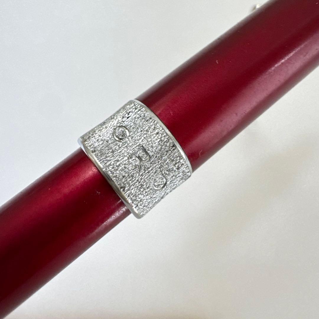 Used Cross Scarlet Heart ballpoint pen with heart charm in vintage condition from Japan