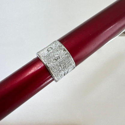 Used Cross Scarlet Heart ballpoint pen with heart charm in vintage condition from Japan