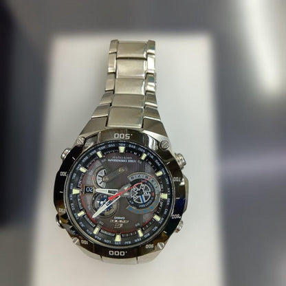 Casio Edifice EQW-M1100 Radio-Controlled Solar Watch with Stainless Steel Band — Japan Import
