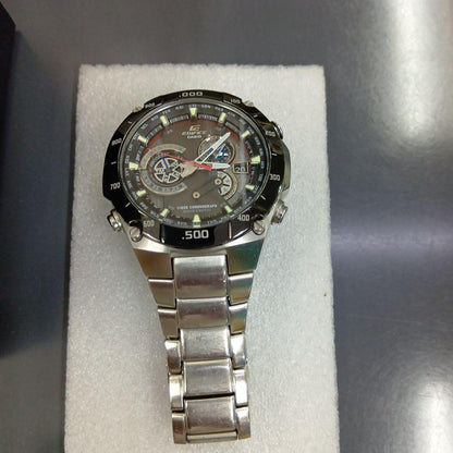 Casio Edifice EQW-M1100 Radio-Controlled Solar Watch with Stainless Steel Band — Japan Import