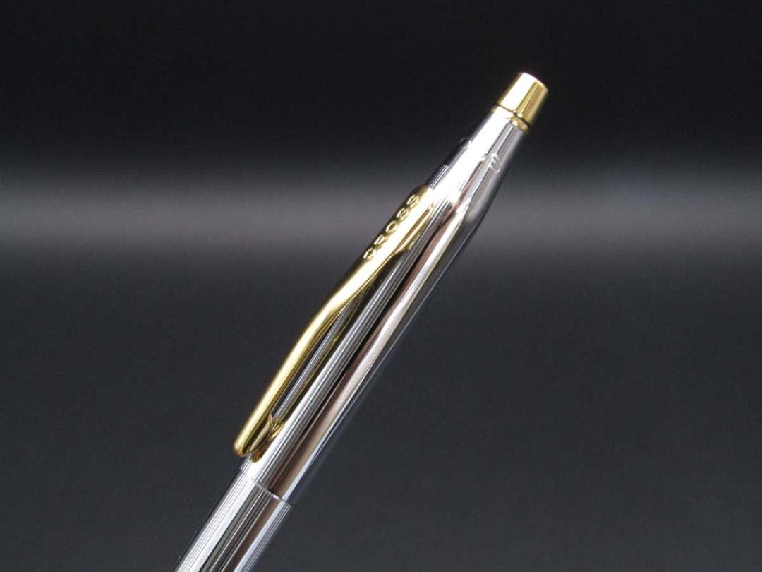 Cross Classic Century 3302 Medalist Silver Gold Oil-Based Ballpoint Pen