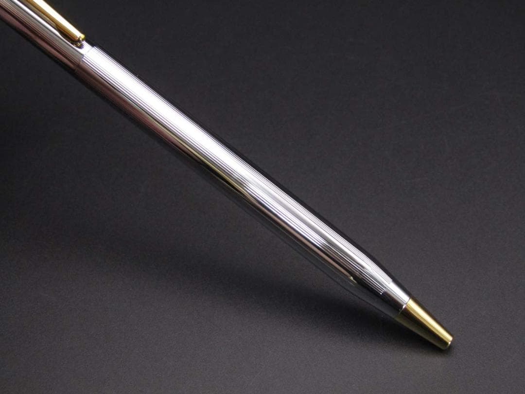 Cross Classic Century 3302 Medalist Silver Gold Oil-Based Ballpoint Pen