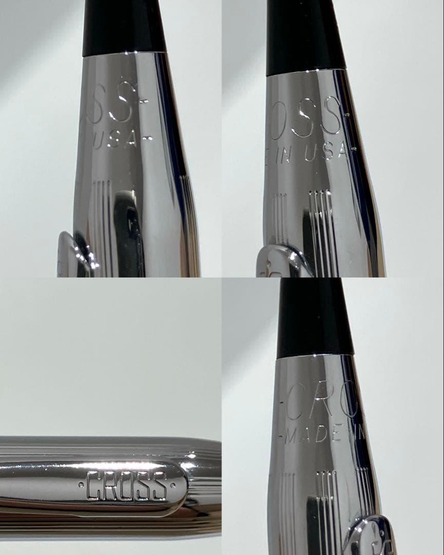 Garland and Cross Silver Ballpoint Pen Set - 2 Pieces