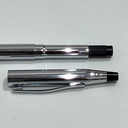 Garland and Cross Silver Ballpoint Pen Set - 2 Pieces