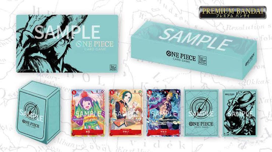 One Piece Card Game 1st Anniversary Set card only with slight wear and minor scratches
