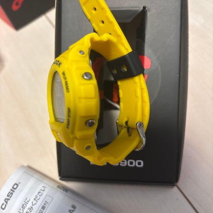 Casio G-Shock DW-6900 Digital Watch with Yellow Body and Illuminator — Japan Import