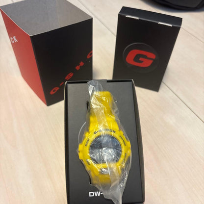 Casio G-Shock DW-6900 Digital Watch with Yellow Body and Illuminator — Japan Import