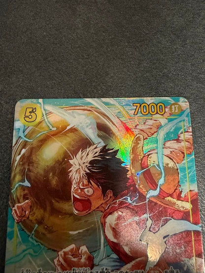 Bandai One Piece Monkey D. Luffy Secret Parallel OP15-119 card from adventure on the God’s Island series