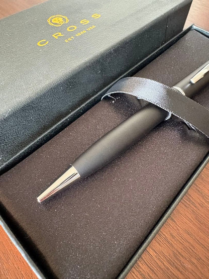 Cross Black Metal Ballpoint Pen with Dedicated Case