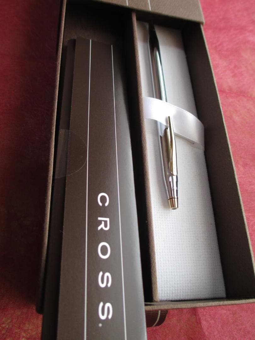 Cross Century Series 3302 Ballpoint Pen Gold or Silver Metal Made in USA — Japan Import