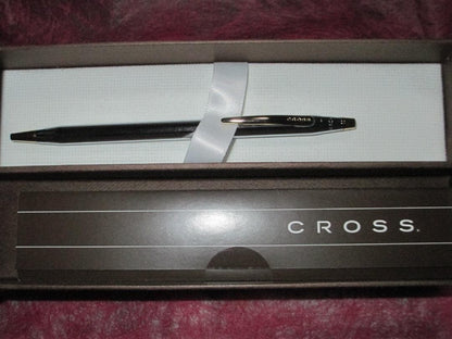 Cross Century Series 3302 Ballpoint Pen Gold or Silver Metal Made in USA — Japan Import