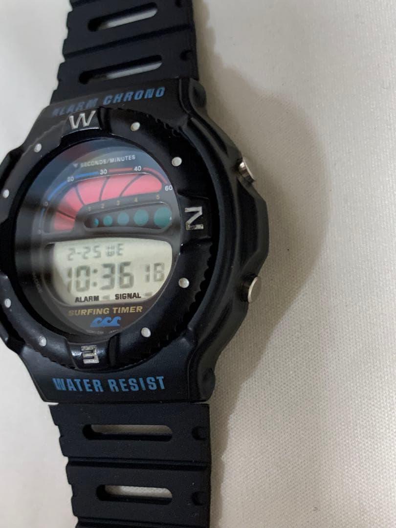 Casio Surfing Timer 942 SUF-100 Vintage Digital Watch — Japan Import