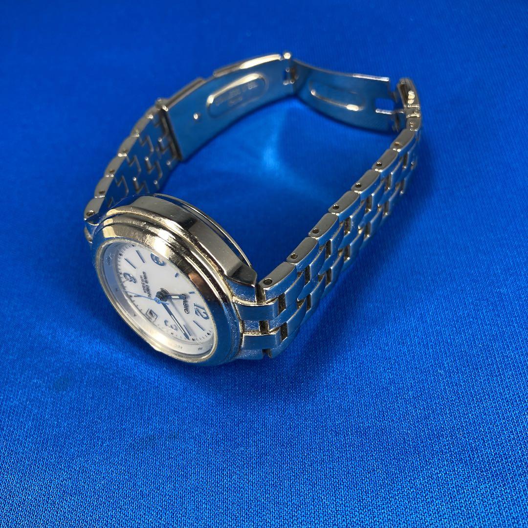 Casio Waveceptor Radio Solar Women Watch Silver Metal