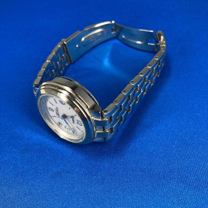 Casio Waveceptor Radio Solar Women Watch Silver Metal