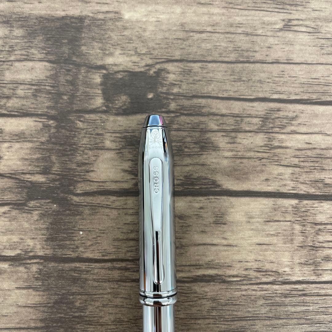 Cross Townsent 535 Chrome Genuine Japanese Gel Ballpoint Pen N535 — Japan Import