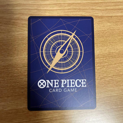 One Piece Monkey D. Luffy card ST01-012 in protective sleeve for play use