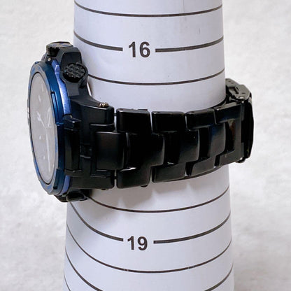 Casio PROTREK PRW-6000SYT-1JF Titanium Watch with Black/Blue Dial and Extra Metal Band — Japan Import